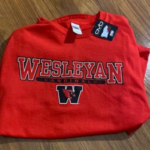 wesleyan tee shirt